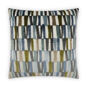 strata decorative throw pillow indigo | dv kap