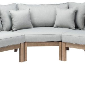 rosabecca patio sectional sofa | safavieh couture dup1000