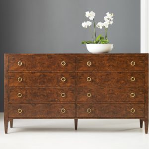 walnut burl dresser | modern history mh1007f01