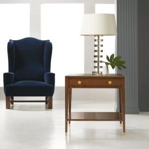 cherry italian end table | modern history mh1019f01