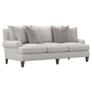 isabella sofa grey fabric | bernhardt p4617b
